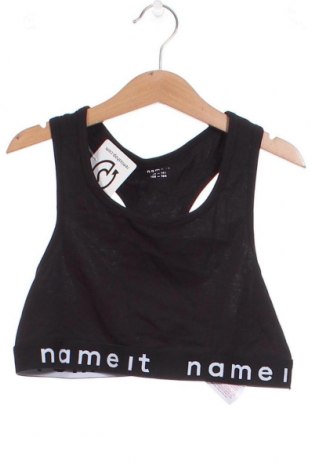 Μπλουζάκι αμάνικο παιδικό Name It, Μέγεθος 12-13y/ 158-164 εκ., Χρώμα Μαύρο, Τιμή 8,51 €
