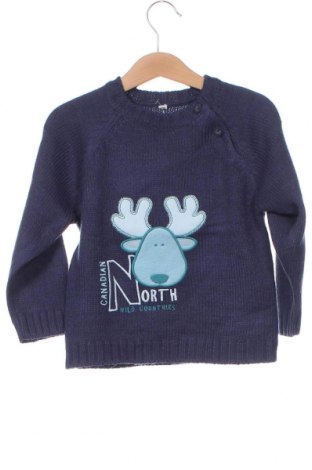 Детски пуловер, Размер 2-3y/ 98-104 см, Цвят Син, Цена 8,45 лв.