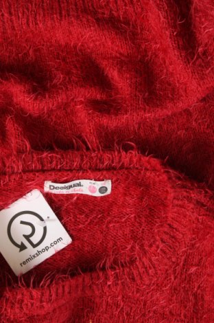 Dziecięcy sweter Desigual, Rozmiar 12-13y/ 158-164 cm, Kolor Czerwony, Cena 82,85 zł