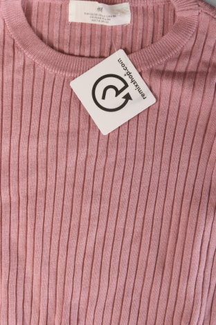 Детски пуловер H&M, Размер 6-7y/ 122-128 см, Цвят Розов, Цена 9,69 лв.