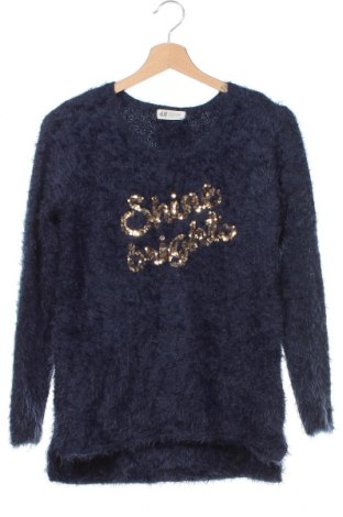 Детски пуловер H&M, Размер 12-13y/ 158-164 см, Цвят Син, Цена 10,88 лв.