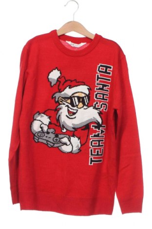Детски пуловер H&M, Размер 10-11y/ 146-152 см, Цвят Червен, Цена 12,58 лв.