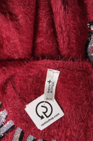 Παιδικό πουλόβερ Here+There, Μέγεθος 15-18y/ 170-176 εκ., Χρώμα Κόκκινο, Τιμή 5,15 €