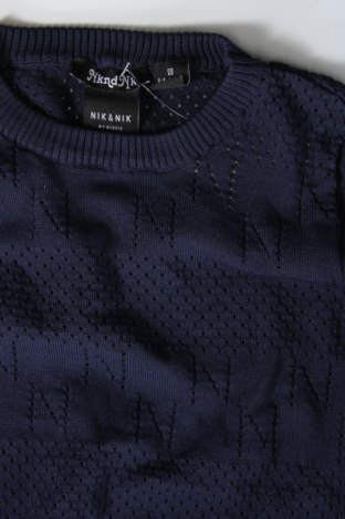 Παιδικό πουλόβερ Nik & Nik, Μέγεθος 13-14y/ 164-168 εκ., Χρώμα Μπλέ, Τιμή 7,35 €