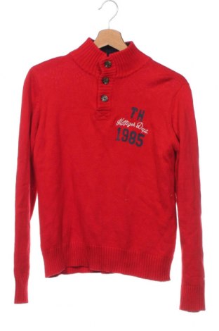 Детски пуловер Tommy Hilfiger, Размер 12-13y/ 158-164 см, Цвят Червен, Цена 33,80 лв.