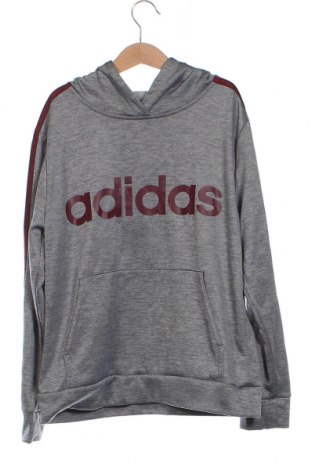 Детски суичър Adidas, Размер 11-12y/ 152-158 см, Цвят Сив, Цена 42,75 лв.