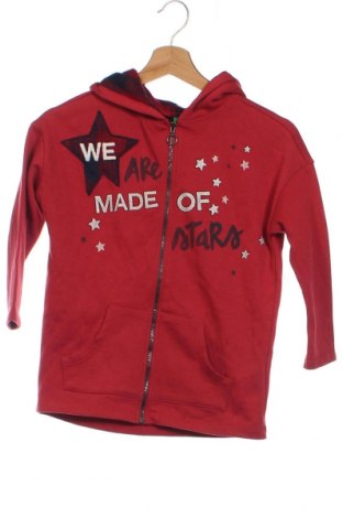 Gyerek sweatshirt United Colors Of Benetton, Méret 6-7y / 122-128 cm, Szín Piros, Ár 8 160 Ft
