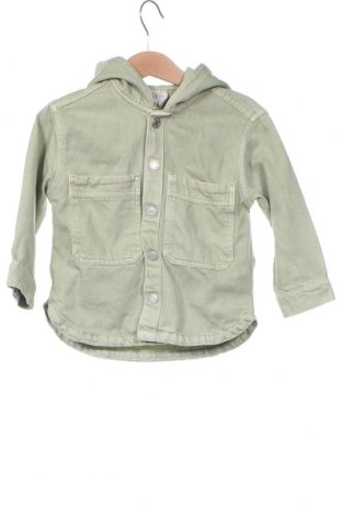 Παιδικό τζίν μπουφάν Zara, Μέγεθος 18-24m/ 86-98 εκ., Χρώμα Πράσινο, Τιμή 11,16 €