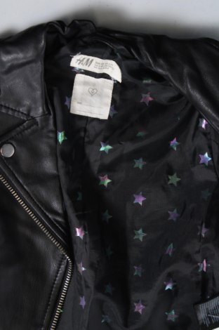 Παιδικό δερμάτινο μπουφάν H&M, Μέγεθος 3-4y/ 104-110 εκ., Χρώμα Μαύρο, Τιμή 11,60 €