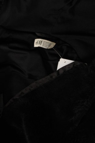 Детско палто H&M, Размер 12-13y/ 158-164 см, Цвят Черен, Цена 22,32 лв.