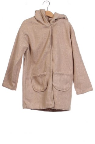 Детско палто Sinsay, Размер 7-8y/ 128-134 см, Цвят Бежов, Цена 29,81 лв.