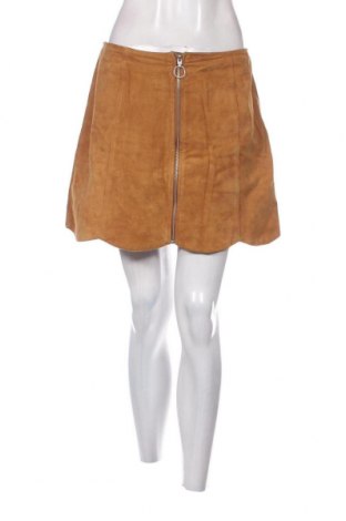 Δερμάτινη φούστα Monki, Μέγεθος M, Χρώμα Καφέ, Τιμή 8,41 €