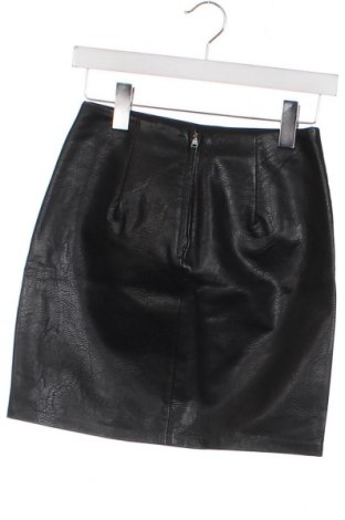 Fustă de piele Stradivarius, Mărime XS, Culoare Negru, Preț 27,63 Lei