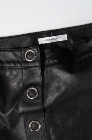 Δερμάτινη φούστα Terranova, Μέγεθος S, Χρώμα Μαύρο, Τιμή 20,18 €
