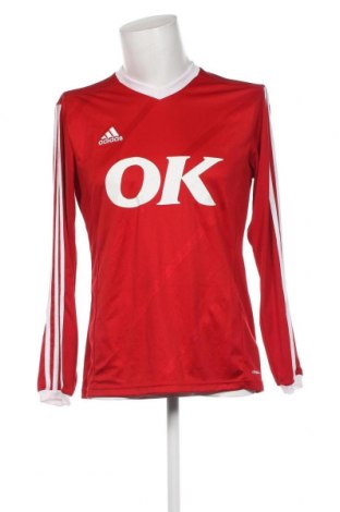 Herren Shirt Adidas, Größe M, Farbe Rot, Preis 18,93 €