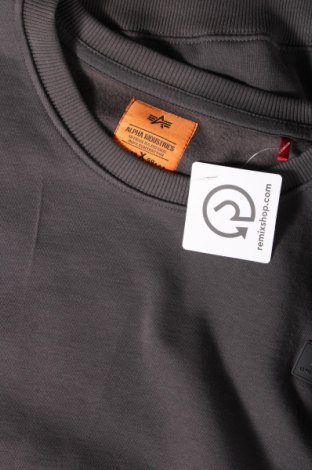 Ανδρική μπλούζα Alpha Industries, Μέγεθος XL, Χρώμα Γκρί, Τιμή 50,10 €