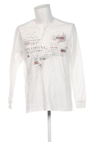 Ανδρική μπλούζα Atlas For Men, Μέγεθος L, Χρώμα Λευκό, Τιμή 6,46 €