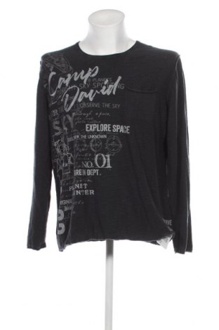 Ανδρική μπλούζα Camp David, Μέγεθος XXL, Χρώμα Γκρί, Τιμή 47,32 €