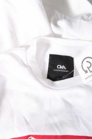 Ανδρική μπλούζα Clockhouse, Μέγεθος XS, Χρώμα Λευκό, Τιμή 4,70 €