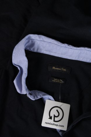 Pánske tričko  Massimo Dutti, Veľkosť XL, Farba Modrá, Cena  19,90 €