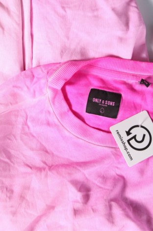 Ανδρική μπλούζα Only & Sons, Μέγεθος M, Χρώμα Ρόζ , Τιμή 5,29 €