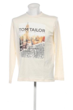 Ανδρική μπλούζα Tom Tailor, Μέγεθος L, Χρώμα Εκρού, Τιμή 12,78 €