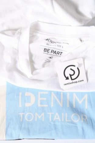 Ανδρική μπλούζα Tom Tailor, Μέγεθος L, Χρώμα Λευκό, Τιμή 31,96 €