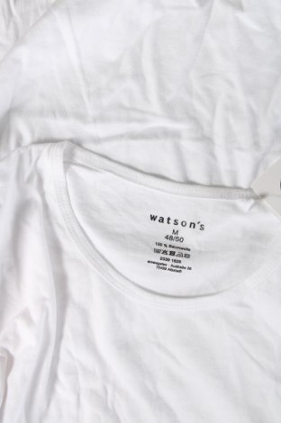 Ανδρική μπλούζα Watson's, Μέγεθος M, Χρώμα Λευκό, Τιμή 7,52 €