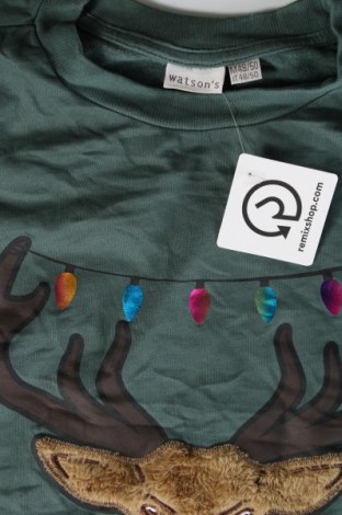 Herren Shirt Watson's, Größe M, Farbe Grün, Preis 8,46 €