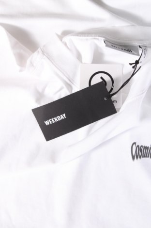 Herren Shirt Weekday, Größe M, Farbe Weiß, Preis 20,62 €