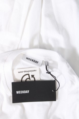 Herren Shirt Weekday, Größe S, Farbe Weiß, Preis € 8,25