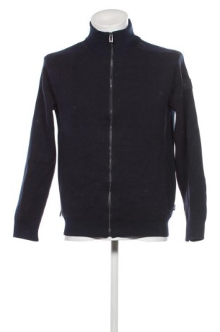 Herren Strickjacke BOSS, Größe L, Farbe Blau, Preis 52,44 €