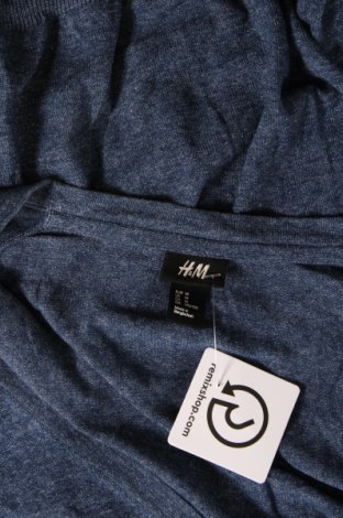 Jachetă tricotată de bărbați H&M, Mărime M, Culoare Albastru, Preț 56,28 Lei