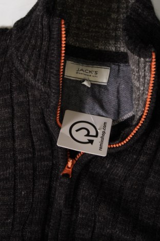 Jachetă tricotată de bărbați Jack's, Mărime XL, Culoare Gri, Preț 62,00 Lei