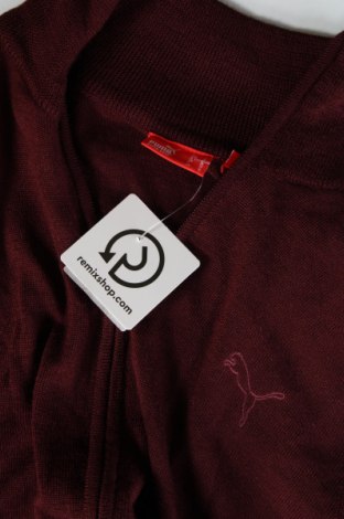 Herren Strickjacke PUMA, Größe S, Farbe Rot, Preis 21,57 €