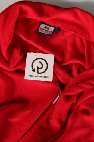 Ανδρική μπλούζα fleece, Μέγεθος XL, Χρώμα Κόκκινο, Τιμή 5,69 €