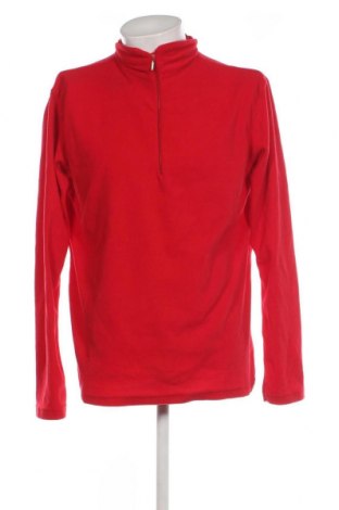 Herren Fleece Shirt, Größe XL, Farbe Rot, Preis 6,40 €