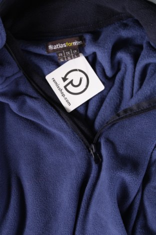Ανδρική μπλούζα fleece Atlas For Men, Μέγεθος XL, Χρώμα Μπλέ, Τιμή 5,88 €