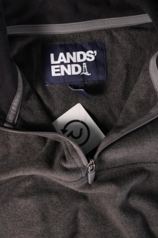 Ανδρική μπλούζα fleece Lands' End, Μέγεθος L, Χρώμα Γκρί, Τιμή 6,40 €