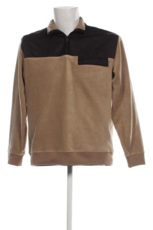 Мъжка поларена блуза Zara, Размер M, Цвят Бежов, Цена 11,00 лв.