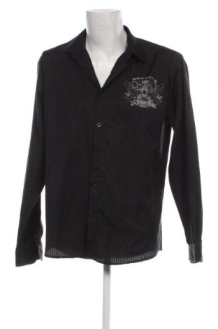 Ανδρικό πουκάμισο, Μέγεθος L, Χρώμα Μαύρο, Τιμή 7,18 €