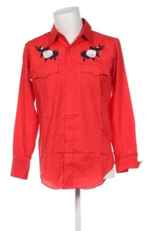 Herrenhemd, Größe M, Farbe Rot, Preis € 10,09