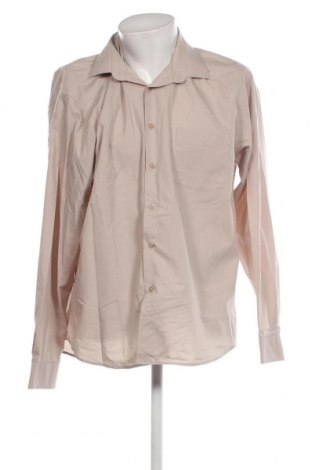 Ανδρικό πουκάμισο, Μέγεθος XXL, Χρώμα  Μπέζ, Τιμή 7,56 €