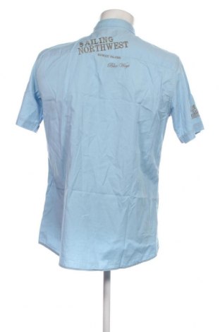 Herrenhemd Accanto, Größe L, Farbe Blau, Preis € 8,45
