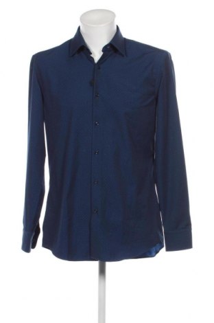 Ανδρικό πουκάμισο BOSS, Μέγεθος L, Χρώμα Μπλέ, Τιμή 94,64 €