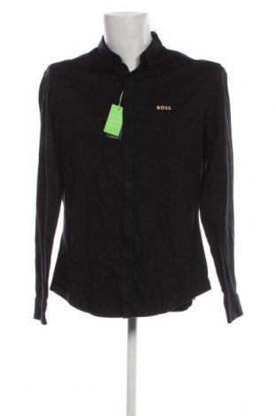 Ανδρικό πουκάμισο BOSS, Μέγεθος L, Χρώμα Μαύρο, Τιμή 94,64 €