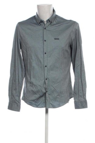 Ανδρικό πουκάμισο BOSS, Μέγεθος M, Χρώμα Μπλέ, Τιμή 61,24 €