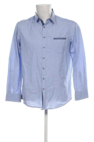 Ανδρικό πουκάμισο Basefield, Μέγεθος M, Χρώμα Μπλέ, Τιμή 11,57 €