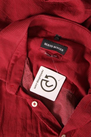 Herrenhemd Bernd Berger, Größe 3XL, Farbe Rot, Preis 20,18 €