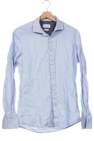 Мъжка риза Bruuns Bazaar, Размер M, Цвят Син, Цена 22,00 лв.